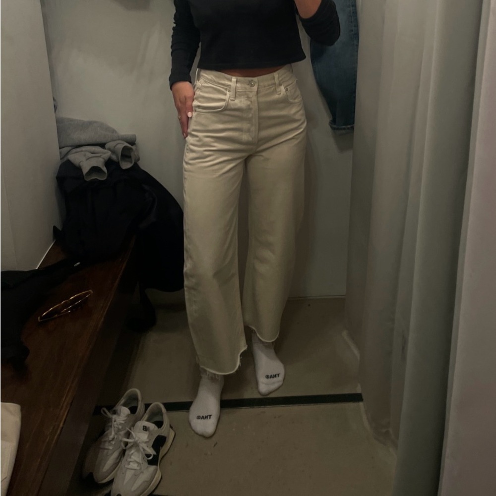 Citizens of Humanity Ayla Raw Hem Crop Jeans
